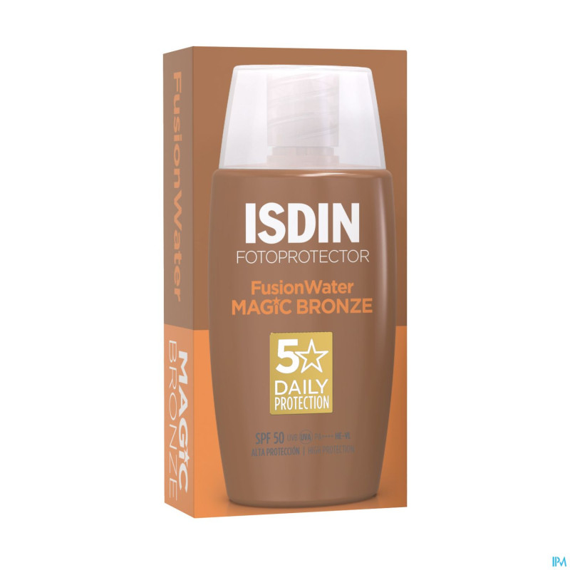 Isdin fotoprotector fusion water bronze ip50+ 50ml