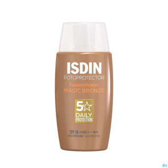Isdin fotoprotector fusion water bronze ip50+ 50ml