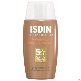 Isdin fotoprotector fusion water bronze ip50+ 50ml