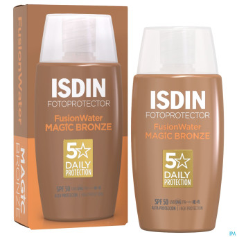 Isdin fotoprotector fusion water bronze ip50+ 50ml