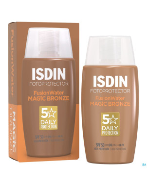 Isdin fotoprotector fusion water bronze ip50+ 50ml