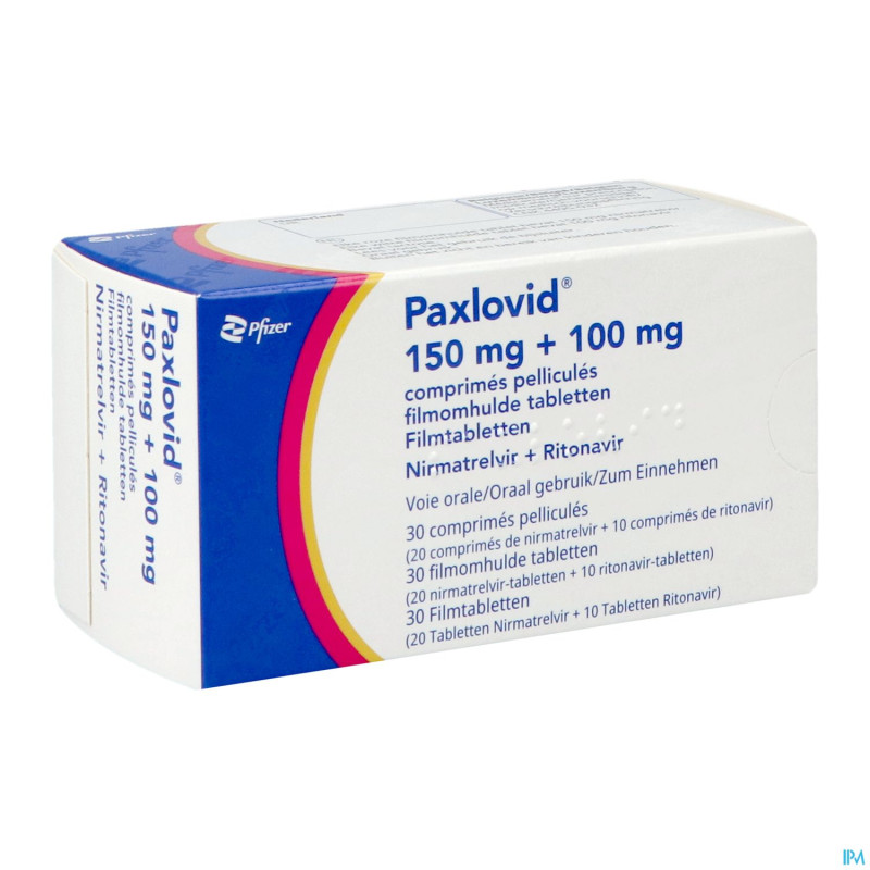 Paxlovid 150mg+100mg comp pell  30 opa/alu/pvc
