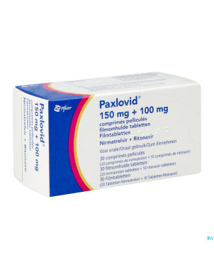 Paxlovid 150mg+100mg comp pell  30 opa/alu/pvc