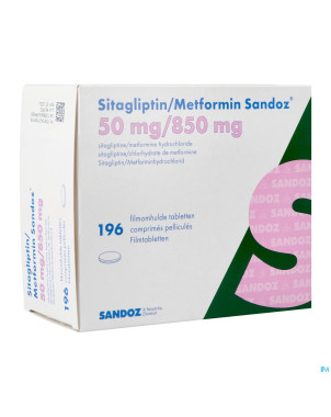 Sitagliptin metformin sand. 50/ 850mg comp pell196