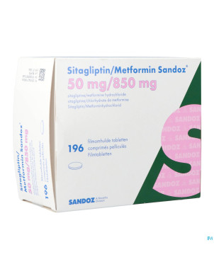 Sitagliptin metformin sand. 50/ 850mg comp pell196
