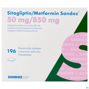 Sitagliptin metformin sand. 50/ 850mg comp pell196