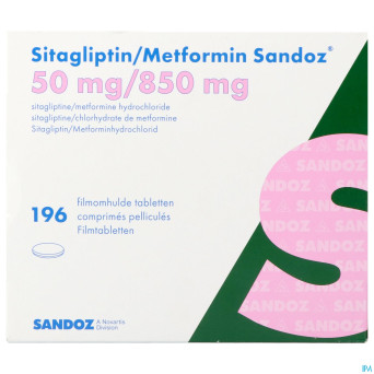 Sitagliptin metformin sand. 50/ 850mg comp pell196