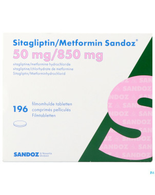 Sitagliptin metformin sand. 50/ 850mg comp pell196