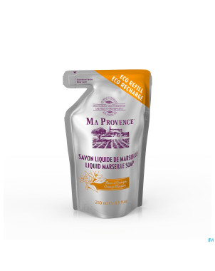 Ma provence savon liquide orange recharge    250ml