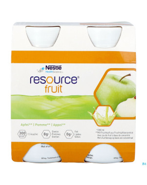 Resource fruit pomme    4x200ml 12415241