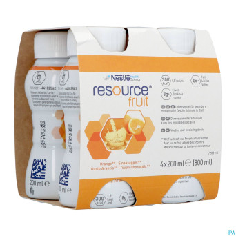 Resource fruit orange    4x200ml 12415272