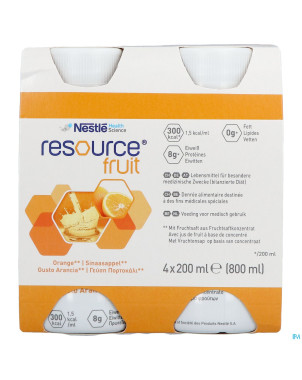 Resource fruit orange    4x200ml 12415272