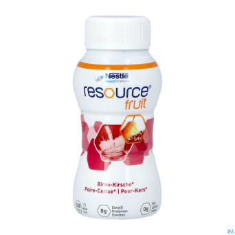 Resource fruit poire cerise    4x200ml 12415255