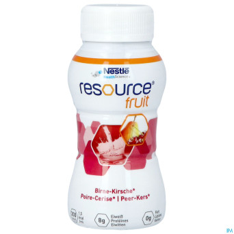 Resource fruit poire cerise    4x200ml 12415255