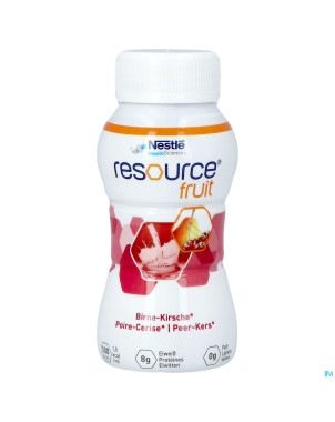 Resource fruit poire cerise    4x200ml 12415255