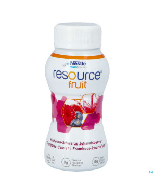 Resource fruit framboise cassis   4x200ml 12415273
