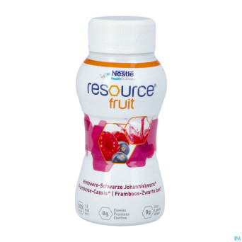 Resource fruit framboise cassis   4x200ml 12415273
