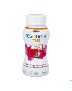 Resource fruit framboise cassis   4x200ml 12415273