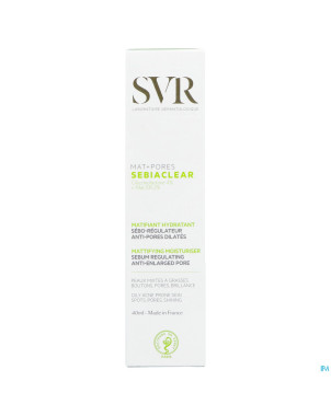 Svr sebiaclear creme mat + pores tube 40ml
