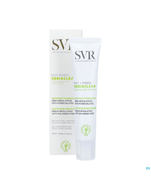Svr sebiaclear creme mat + pores tube 40ml