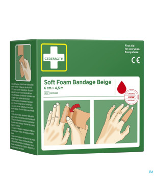 Cederroth autoadhesive brun    6cmx4,5m 51011020