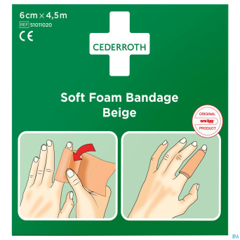 Cederroth autoadhesive brun    6cmx4,5m 51011020