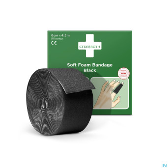 Cederroth autoadhesive noir    6cmx4,5m 51011021