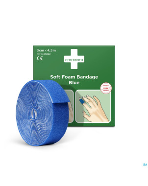 Cederroth autoadhesive bleu    3cmx4,5m 51011022