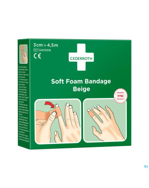 Cederroth autoadhesive brun    3cmx4,5m 51011018