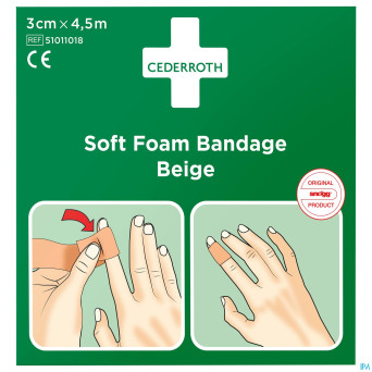 Cederroth autoadhesive brun    3cmx4,5m 51011018