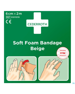 Cederroth autoadhesive brun    6cmx2,0m 51011019