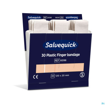 Salvequick pansement extra longue plastique   6096