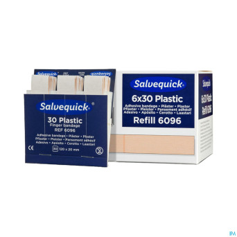 Salvequick pansement extra longue plastique   6096
