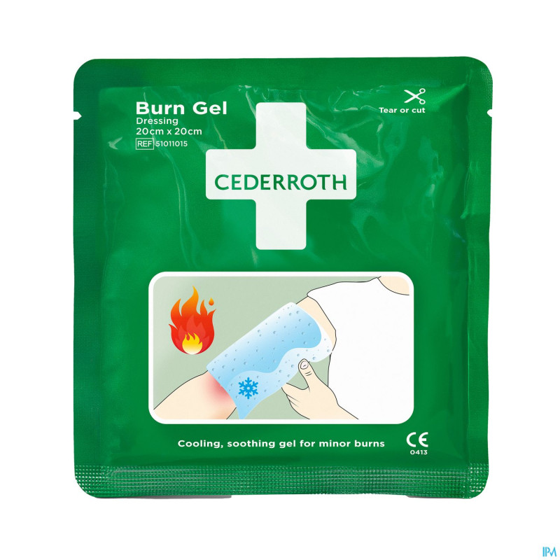 Cederroth burn gel compress 20x20cm    51011015