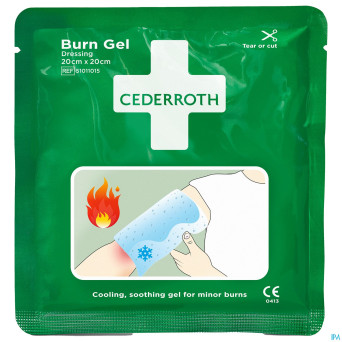 Cederroth burn gel compress 20x20cm    51011015