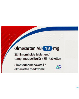 Olmesartan ab 10mg comp pell  28