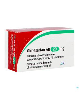 Olmesartan ab 20mg comp pell  28