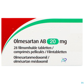 Olmesartan ab 20mg comp pell  28