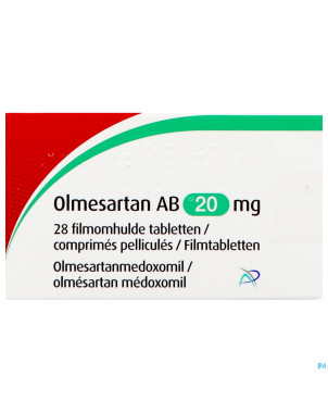 Olmesartan ab 20mg comp pell  28