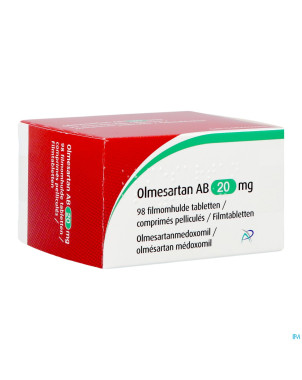 Olmesartan ab 20mg comp pell  98