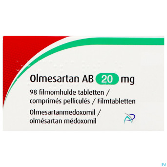 Olmesartan ab 20mg comp pell  98