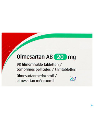 Olmesartan ab 20mg comp pell  98