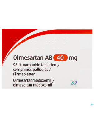 Olmesartan ab 40mg comp pell  98