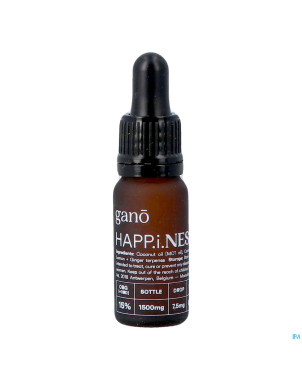 Gano care happiness 15% cbg&cbd oil    10ml