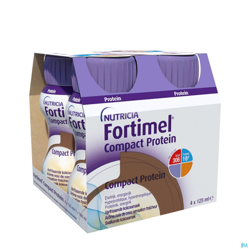 Fortimel compact protein cool coco    4x125ml
