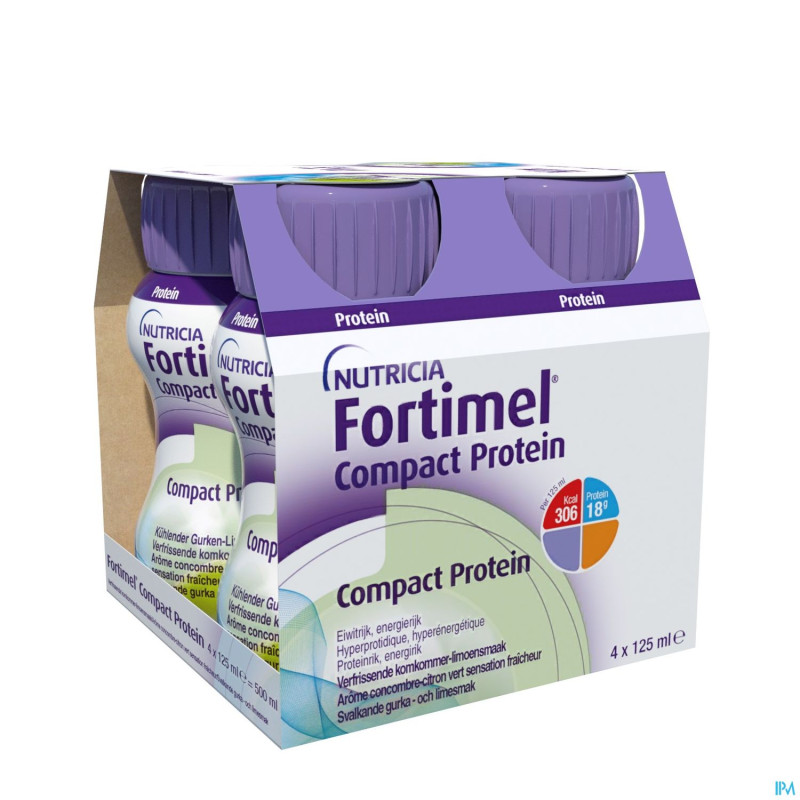 Fortimel compact protein cool cucum.&lime  4x125ml
