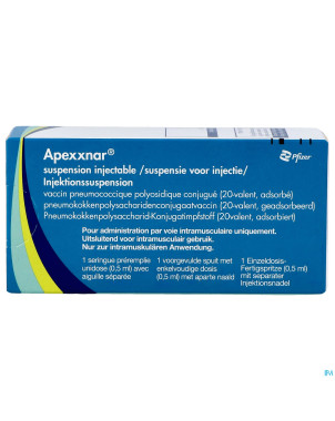 Prevenar 20 susp inj ser prer. 0,5ml