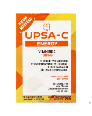 Upsa c energy 1000mg  comp croq. 20