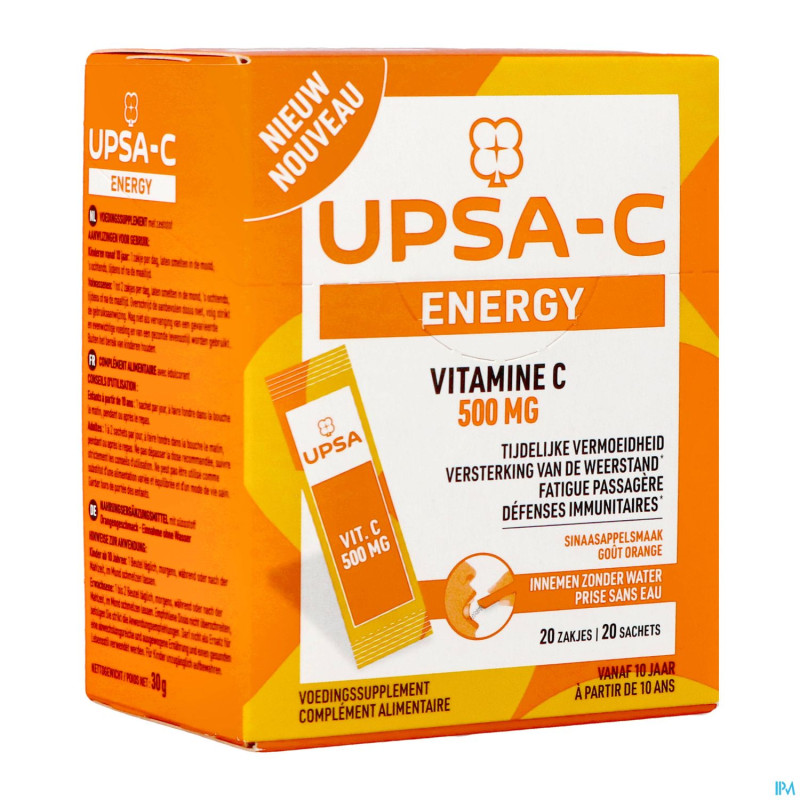 Upsa c energy 500mg    sach 20