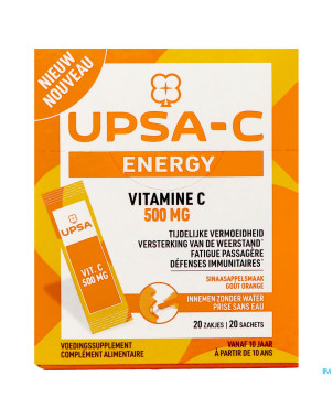 Upsa c energy 500mg    sach 20